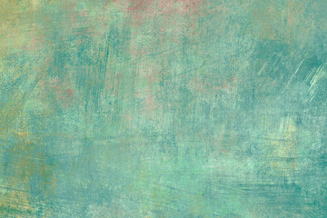 Won out green wall grunge background