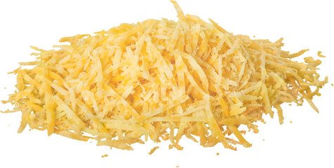 Grated Yellow Cheese - Isolated