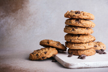 Chocolate chip cookies for tasty break