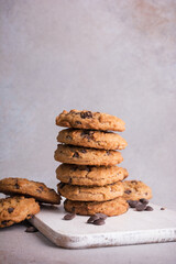 Chocolate chip cookies for tasty break