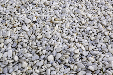 Natural white stones