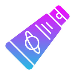 Space Food Glyph Gradient Icon