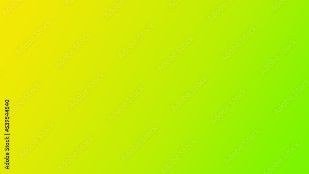 Wall mural neon yellow green color gradient background.