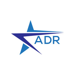 ADR letter logo. ADR blue image on white background. ADR Monogram logo design for entrepreneur and business. . ADR best icon.
