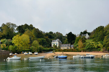 Paysage de mer à Lézardrieux en Bretagne - France