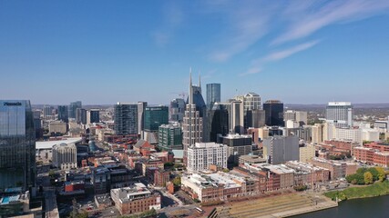 Fototapeta na wymiar Downtown Nashville Tennessee