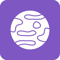 Mercury Multicolor Round Corner Glyph Inverted Icon