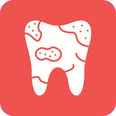 Decayed Multicolor Round Corner Glyph Inverted Icon