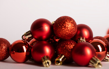 December Christmas balls.