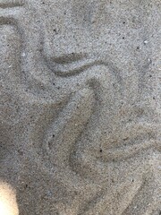 sand texture on the beach 