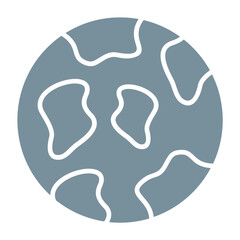 Earth Multicolor Glyph Icon