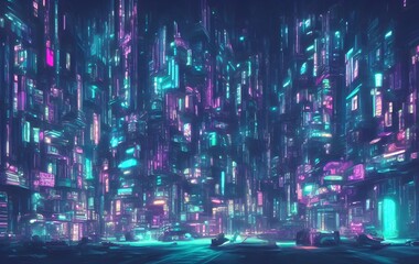 cyberpunk city