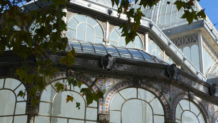 crystal palace in el retiro, Madrid