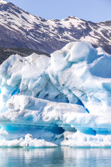 Fototapeta na wymiar Témpano de hielo en lago argentino