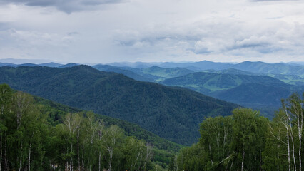 Fototapeta na wymiar Foothills of Altai