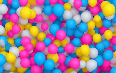 Colorful balls background