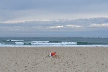 Naklejka premium Accès à la plage de Salie à la Teste-de-Buch , Gironde Aquitaine - France