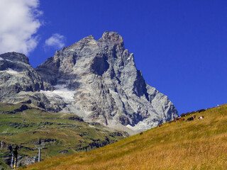 Mount Cervino (or Matterhorn), Italian Alps, Aosta Valley