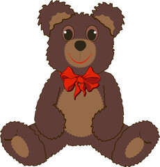 teddy bear with a bow