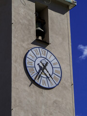 Clock Tower, Church of Maria Regina Vallis Augustanae, Cervinia, Italy