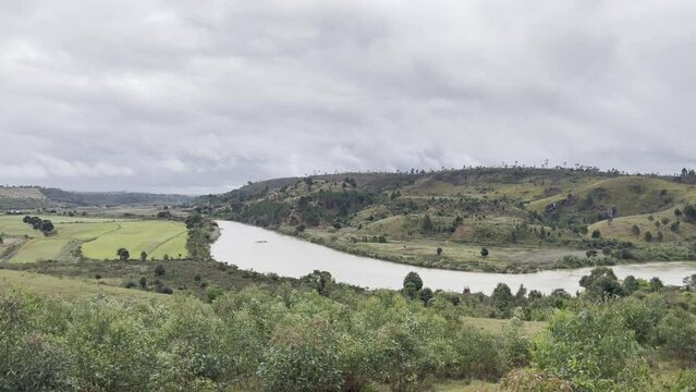 landscape with a river, Toamasina Madagascar