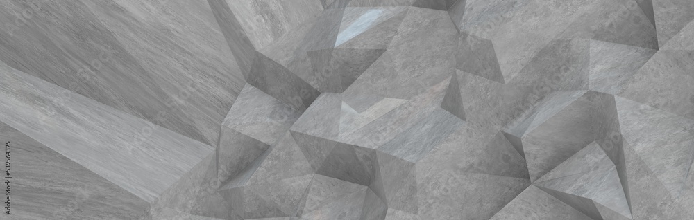 Fototapete shape. distorted low poly backdrop with sharp lines.