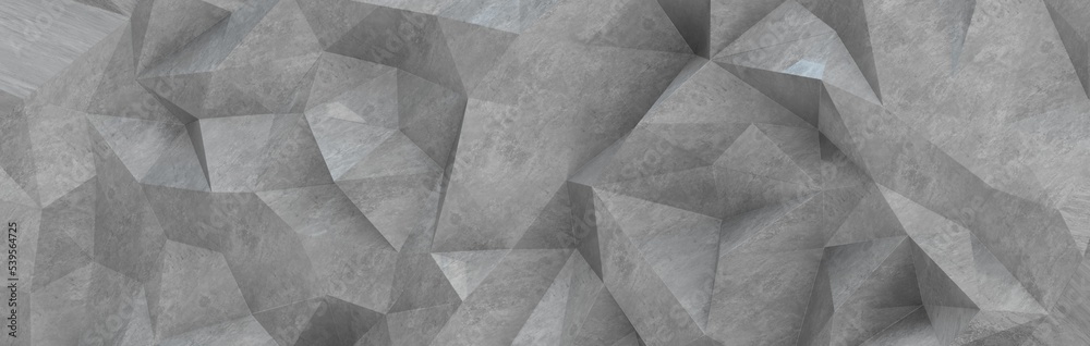 Fototapete shape. distorted low poly backdrop with sharp lines.