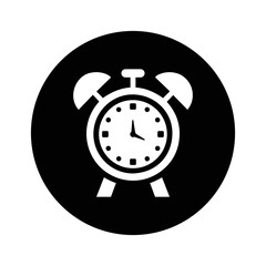 Slow, time, alarm icon. Black vector sketch.