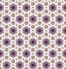 Abstract geometric pattern. A seamless background, vintage texture.