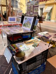 painter's kingdom, nice the flower market