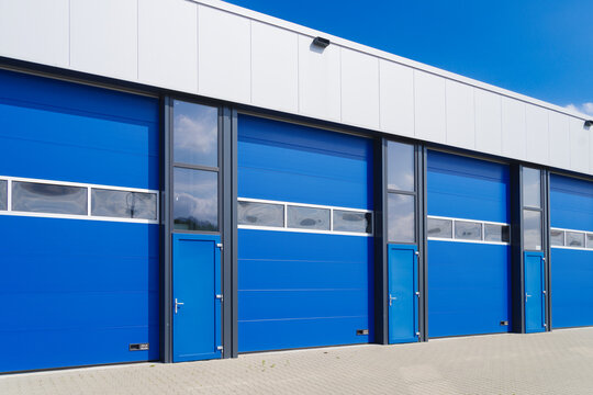 blue industrial units