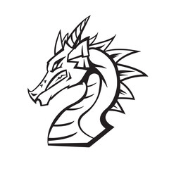 Dragon Icon Vector Illustration