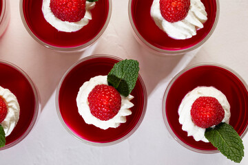 red and white jelly for valentine's day