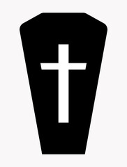 Obraz premium Christian cross. Halloween vampire defense cross-design vector