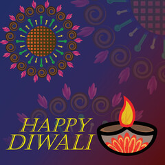 Indian festival diwali celebration