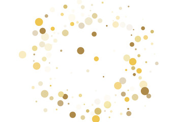 Gold glitter confetti, great design for any purpose. Party decor.
