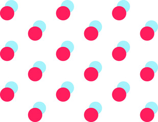 Seamless vector pattern made of funny colorful dots
