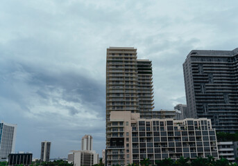Obraz premium skyscrapers in the city building midtown miami 