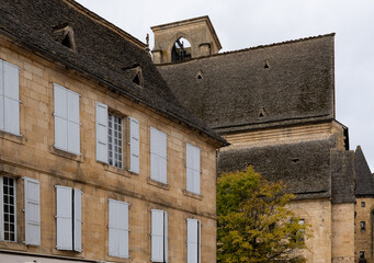 upper floor view of a well-preserved 14th century medieval town building