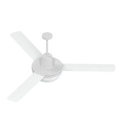 3d rendering illustration of a ceiling fan
