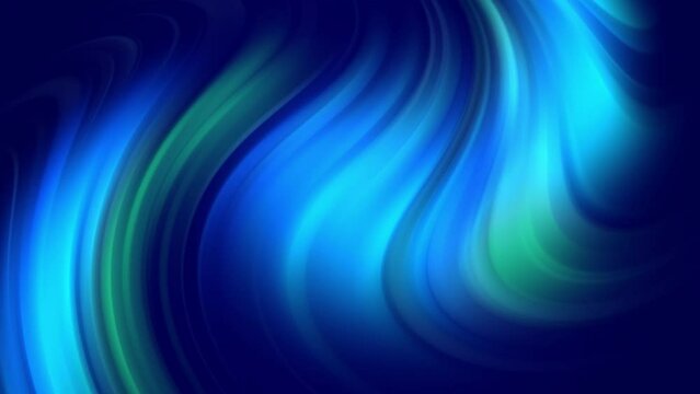creative background with liquid abstract gradient of bright blue colors mix slowly with copy space. 4k smooth seamless looped animation. Cool shades. Twisted curved lines. 107