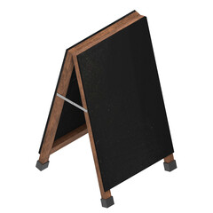 3d rendering illustration of a chalkboard street sign