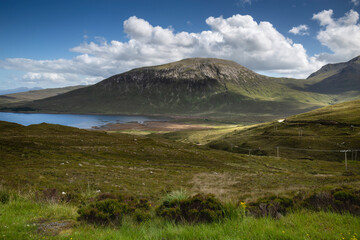 View of Loch Ainort on the Isle of Skye, Scottish Highlands