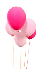 Bunch of colorful balloons on white background © BillionPhotos.com