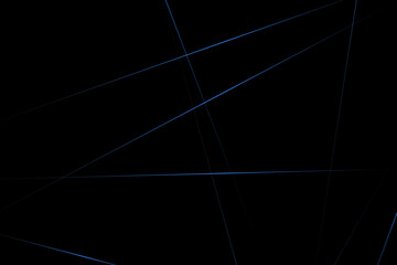 Abstract black with blue lines, triangles background modern design. Vector illustration EPS 10.