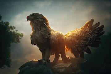 This is a 3D illustration of