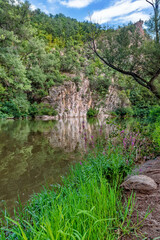 The beautiful Struma River in Bulgaria