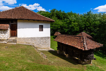 Fototapeta na wymiar Struganik, Serbia - July 13, 2022: The birthplace of Duke Živojin Mišić, one of the most important military commanders of the Serbian Army in the First World War