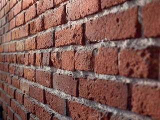 red brick wall