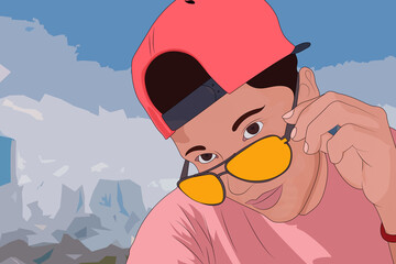 en la terraza de la ciudad